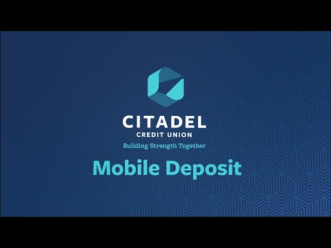 How to Use Citadel Mobile Deposit