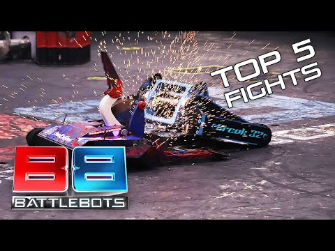 Top 5 Fights From Battlebots World Championship Vii | Riptide, Minotaur, Fusion x More