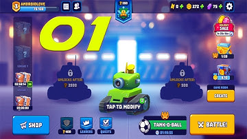 Tanks A Lot! - Realtime Multiplayer Battle Arena - Android Gameplay Part 1