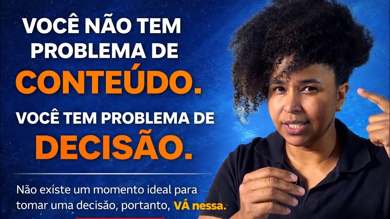 Você realmente acha que tem problema de conteúdo… ou está fugindo da decisão de se posicionar?