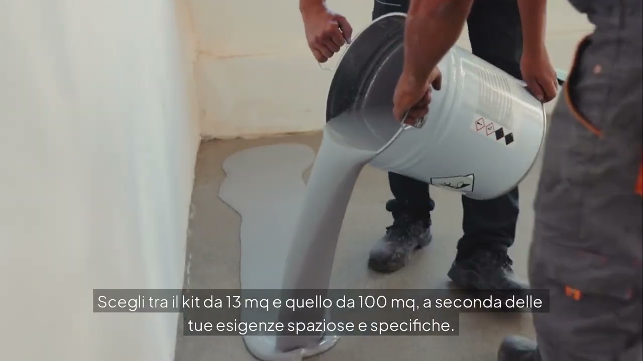Pavimento industriale in resina - Scopri il nostro kit completo