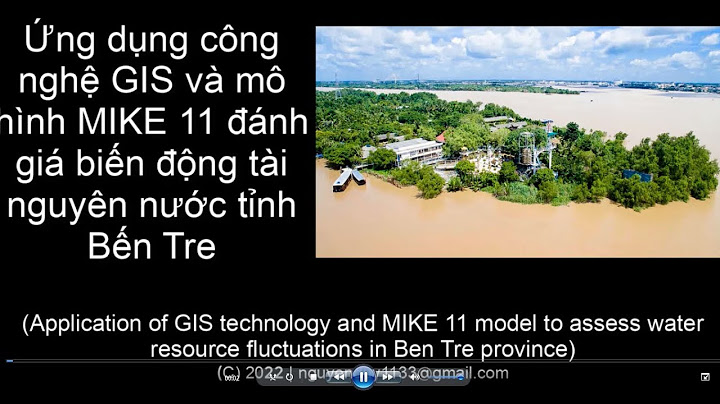 Các chỉ tiêu đánh giá trong mike 11 năm 2024