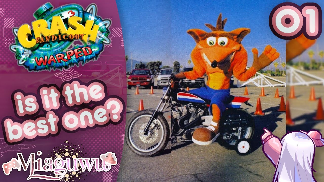 【Crash Bandicoot: Warped】is it the best one?【Vtuber】【1】