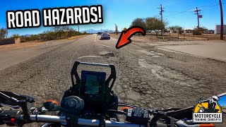 7 Common Road Hazards New Motorcycle Riders Will Encounter