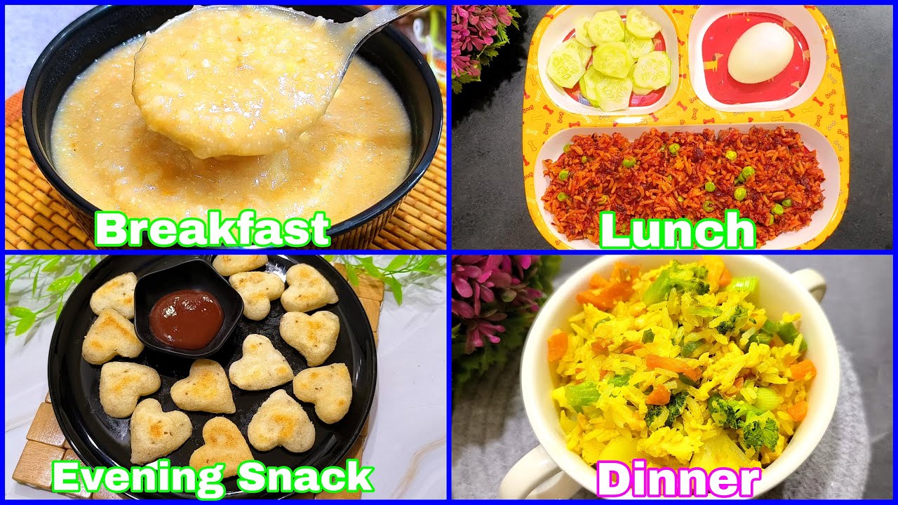 Baby Food Chart For 1-6 Years | Healthy Weight Gaining Food | Healthy Food Bites