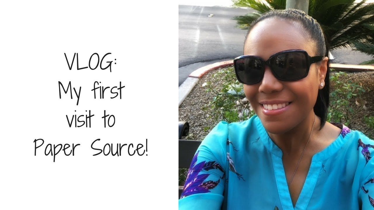 Vlog: My first visit to Paper Source!