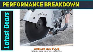 Evolution Power Tools R300DCT: The Ultimate 12-Inch Concrete Saw for Pros