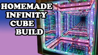 Led infinity cube build