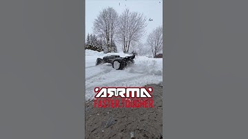 Arrma Kraton - snow fun #shorts