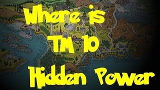 Where Is: TM 10 - Hidden Power (Pokemon Gold/Silver/Crystal)
