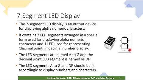 ARM Microcontroller & Embedded System_17EC62_Module_03_L26