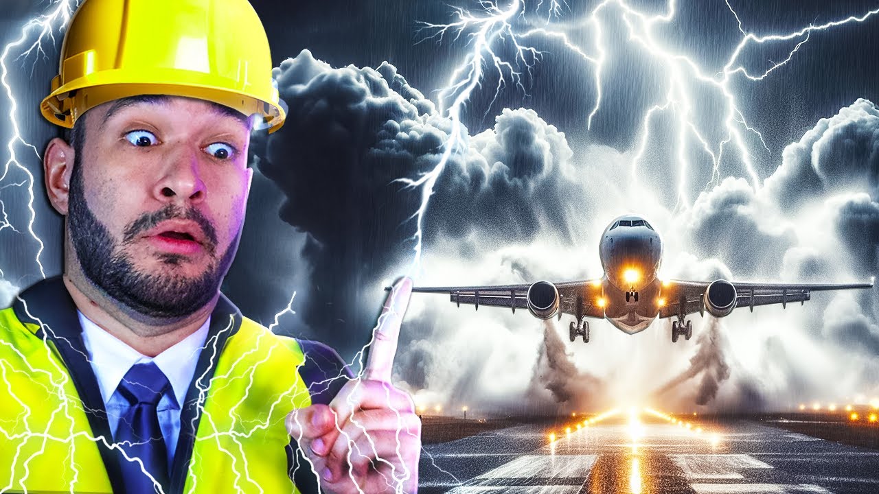 TEMPESTADE e AEROPORTO não é uma boa COMBINAÇÃO