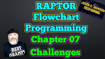 Chapter 07 Challenges = Prelude to Programming Raptor Flowchart-based Programming Videos Series