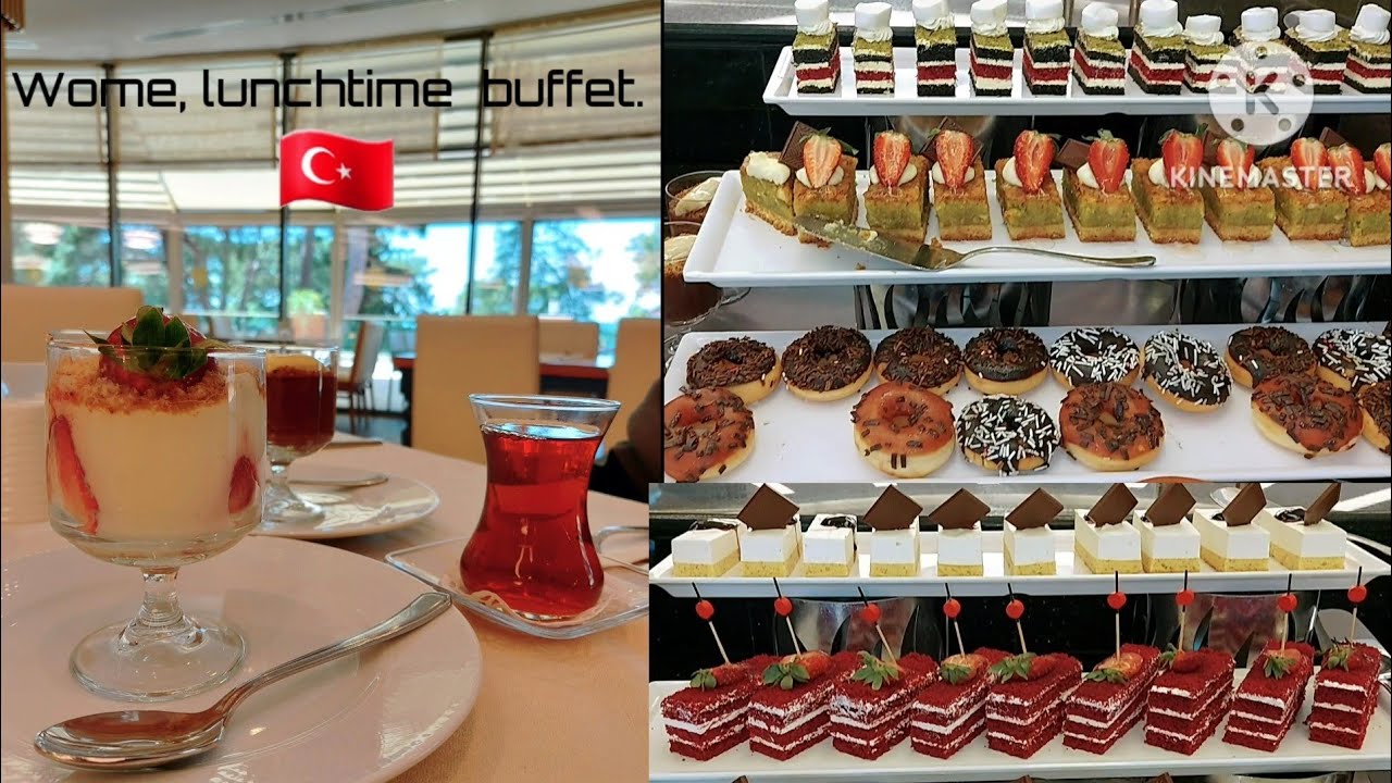 Lunch time service at Wome, Alanya.