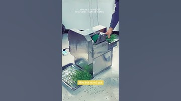 Thái cả rau, củ, quả chỉ trong 1 nút bấm với máy thái rau củ công nghiệp! #maychebienthucpham