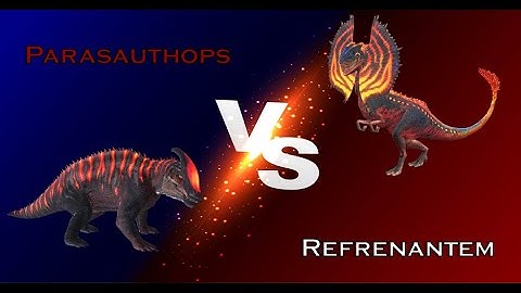 Refrenantem Raid with Parasauthops - Jurassic World Alive