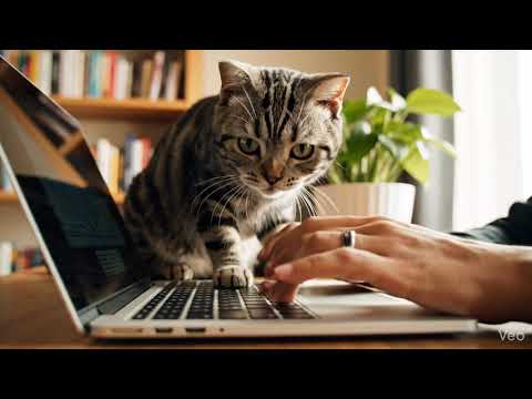 Cat blogging video