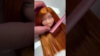 Turning a Bratz Doll into DAPHNE BLAKE! 💜🧡 #shorts #ooak #scoobydoo