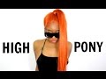 HOW TO: PUT YOUR CHEAP SYNTHETIC WIG INTO A HIGH PONYTAIL! FT.  (EVAHAIR.COM)