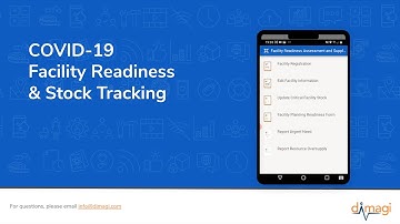 COVID 19 Facility Readiness & Stock Tracking – CommCare by Dimagi