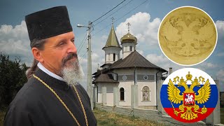 Stema Rusiei, la intrarea unei biserici din Moldova. Acuzațiile enoriașilor și explicația preotului