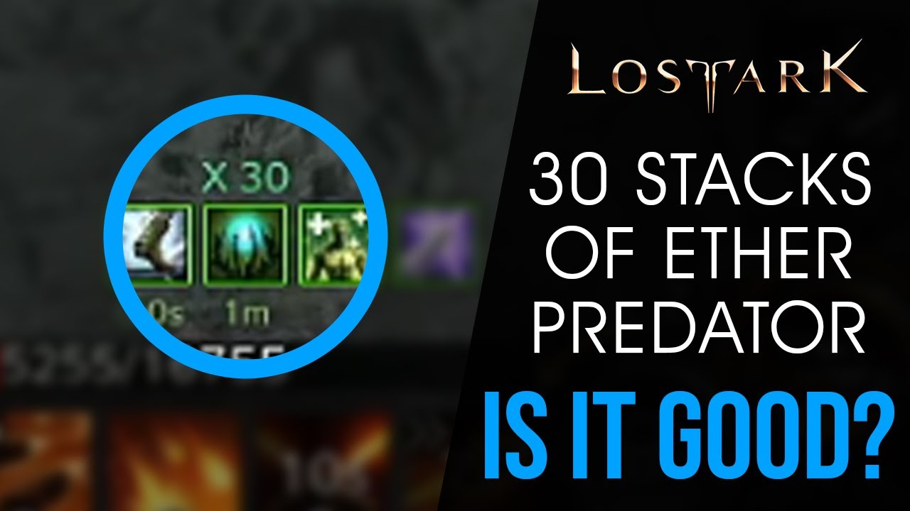 Lost Ark Ether Predator | Lost Ark: Ether Predator Engraving. Is It