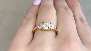 Top Light Yellow 1.02ct Diamond Pryor Ring