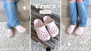 Quartz Blush Pink Crocs