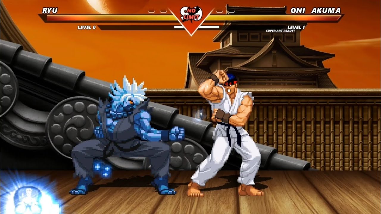 ICE RYU vs ONI AKUMA - Ultra epic fight - YouTube