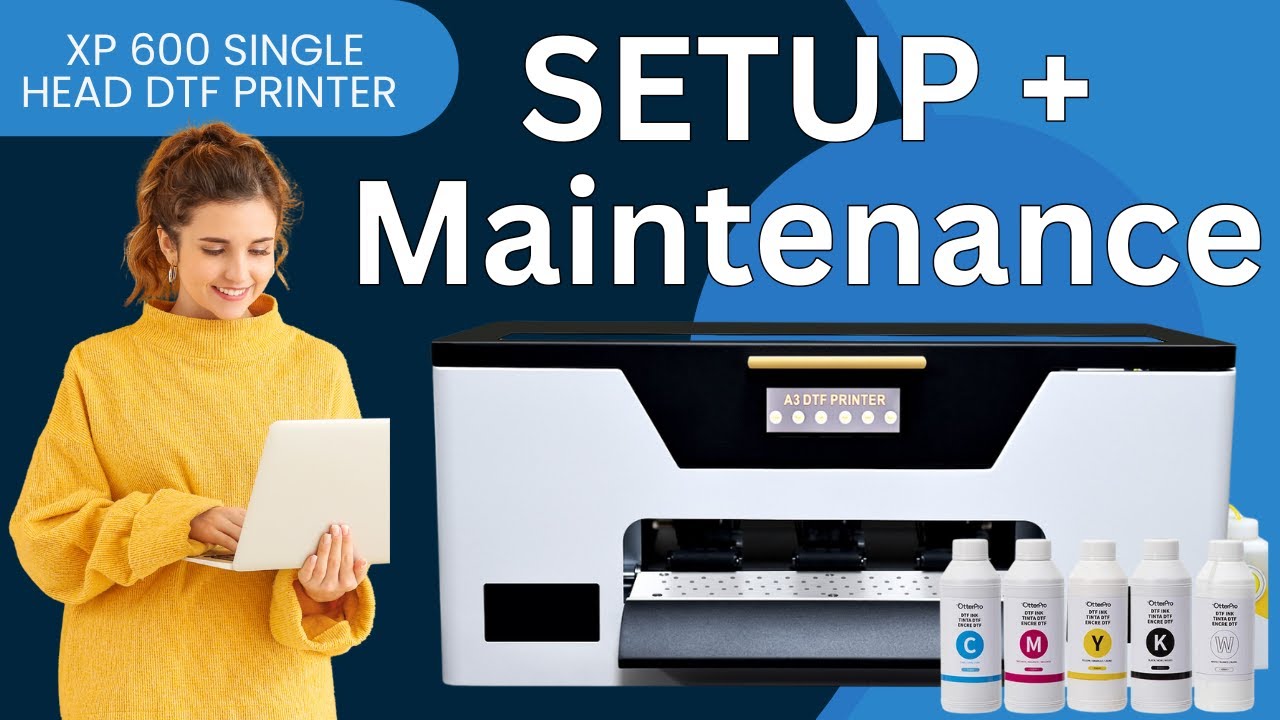 How to Start & Maintain XP600 Single Head Printer | DTF Printing Business Setup