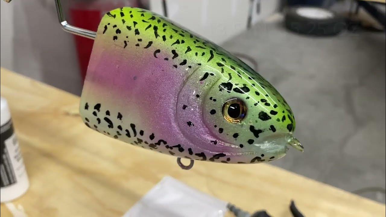 HOW to CLEAR COAT fishing lures