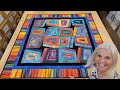 PATCHWORK LIKE A PAINTING!!! "PEEKING POINTS" QUILT TUTORIAL