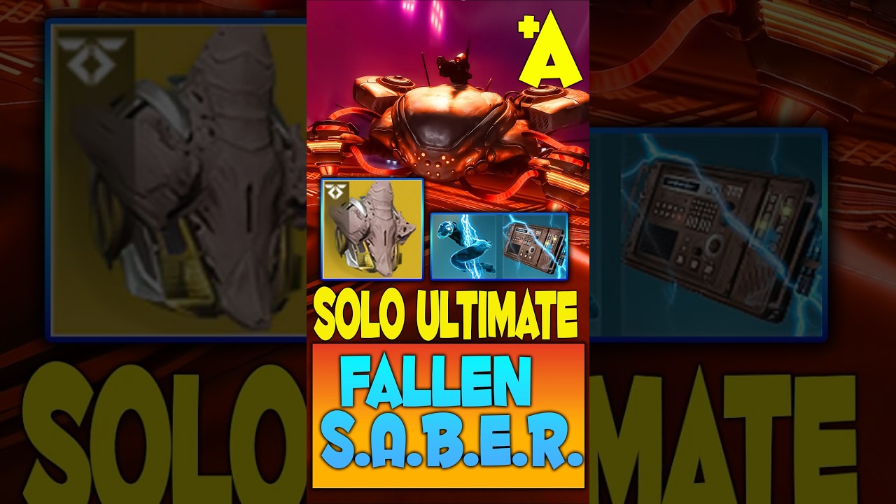 Arc Warlock Meta Build DOMINATES Solo Ultimate Fallen S.A.B.E.R! Destiny 2 Edge of Fate