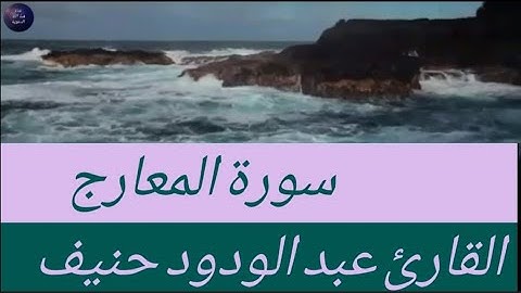 《سورة المعارج》 بتلاوة خاشعة للقارئ عبد الودود حنيف//🌺 Surah Al Maarij 🌺