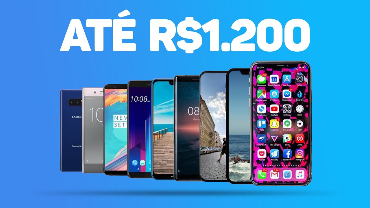 Os Melhores CELULARES até 1200 reais (2023) - YouTube
