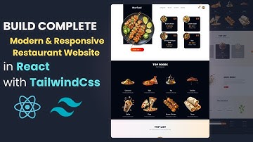 Complete Modern & Responsive Restaurant  Website Using Reactjs & Tailwindcss | Step-By-Step Tutorial