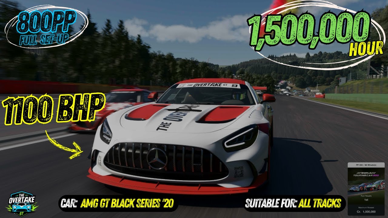 🔥 1100 BHP AMG GT Black DESTROYS SPA! 🏆 | 800PP Full Tune | GT7