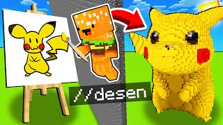 Am Trisat cu HACK DE DESENAT vs Fratele Anei in Minecraft!