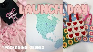 Our 1st Launch of 2024, Vlog #66 | Packaging Orders, Launch Day Vlog, Small Business