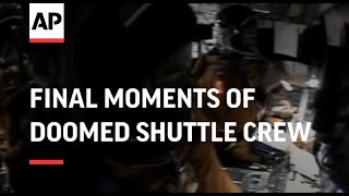 Final moments of doomed shuttle crew