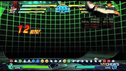 Marvel vs. Capcom 3 Deadpool 505K Damage Combo Strategy Video