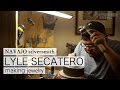 "Lyle Secatero" making jewelry Native American(Navajo) jewelry artist