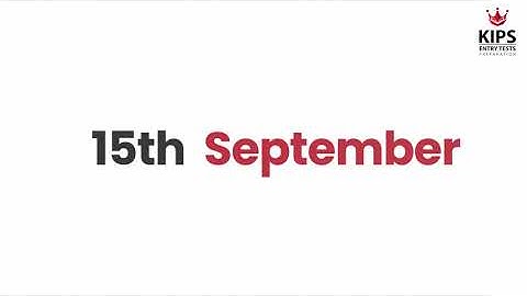 MDCAT Comprehensive Tests Session at KIPS - MDCAT CTS