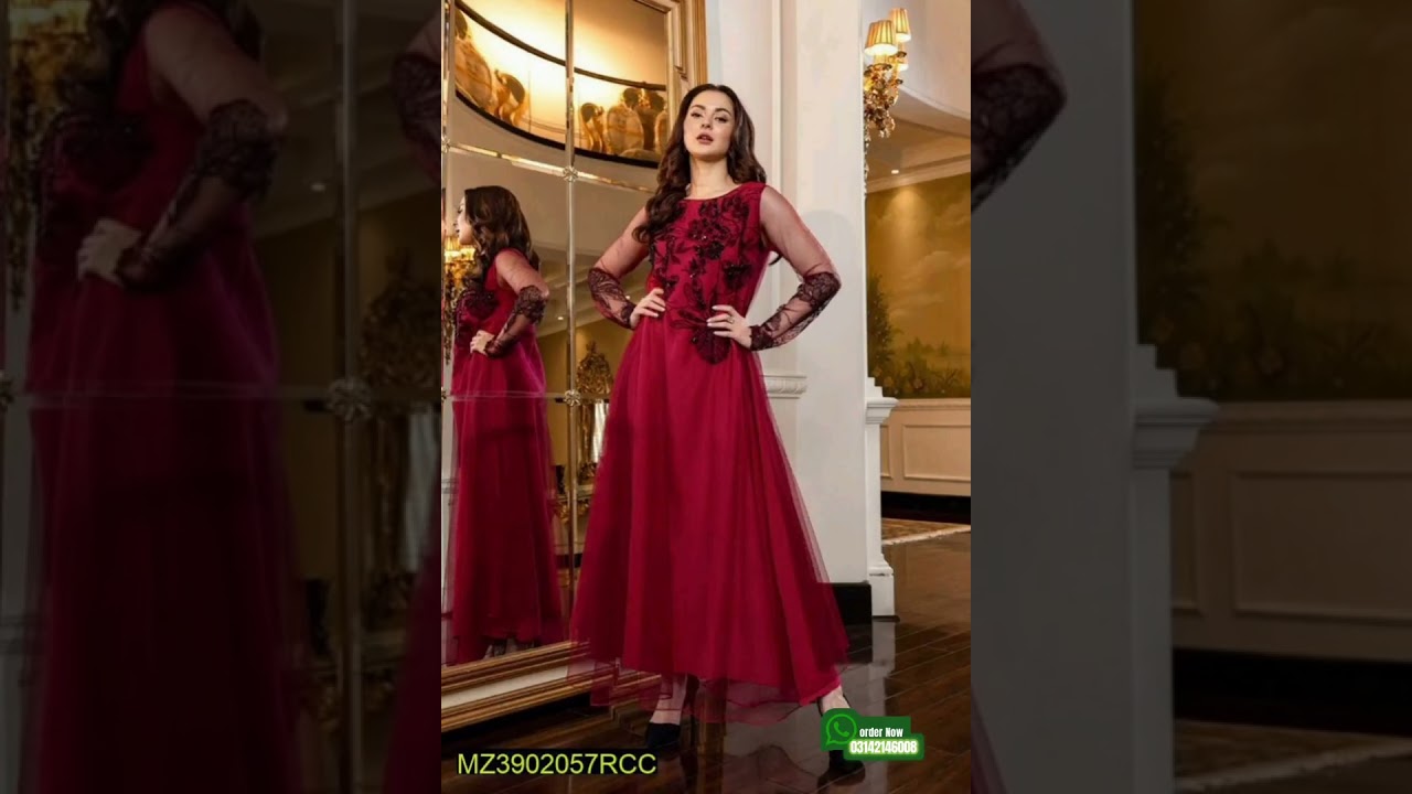 2 Pc Embroidered Lawn Suit || easy online shopping