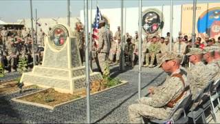 Camp Leatherneck Independence Day Ceremony B-roll