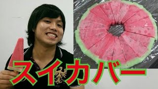 スイカバーで完璧な丸いスイカ作る