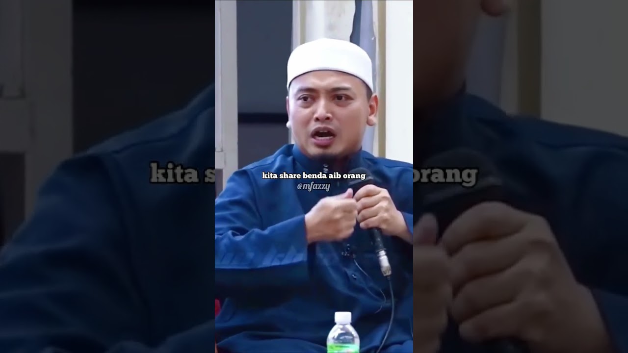 Jangan aniaya dan aibkan orang lain.
