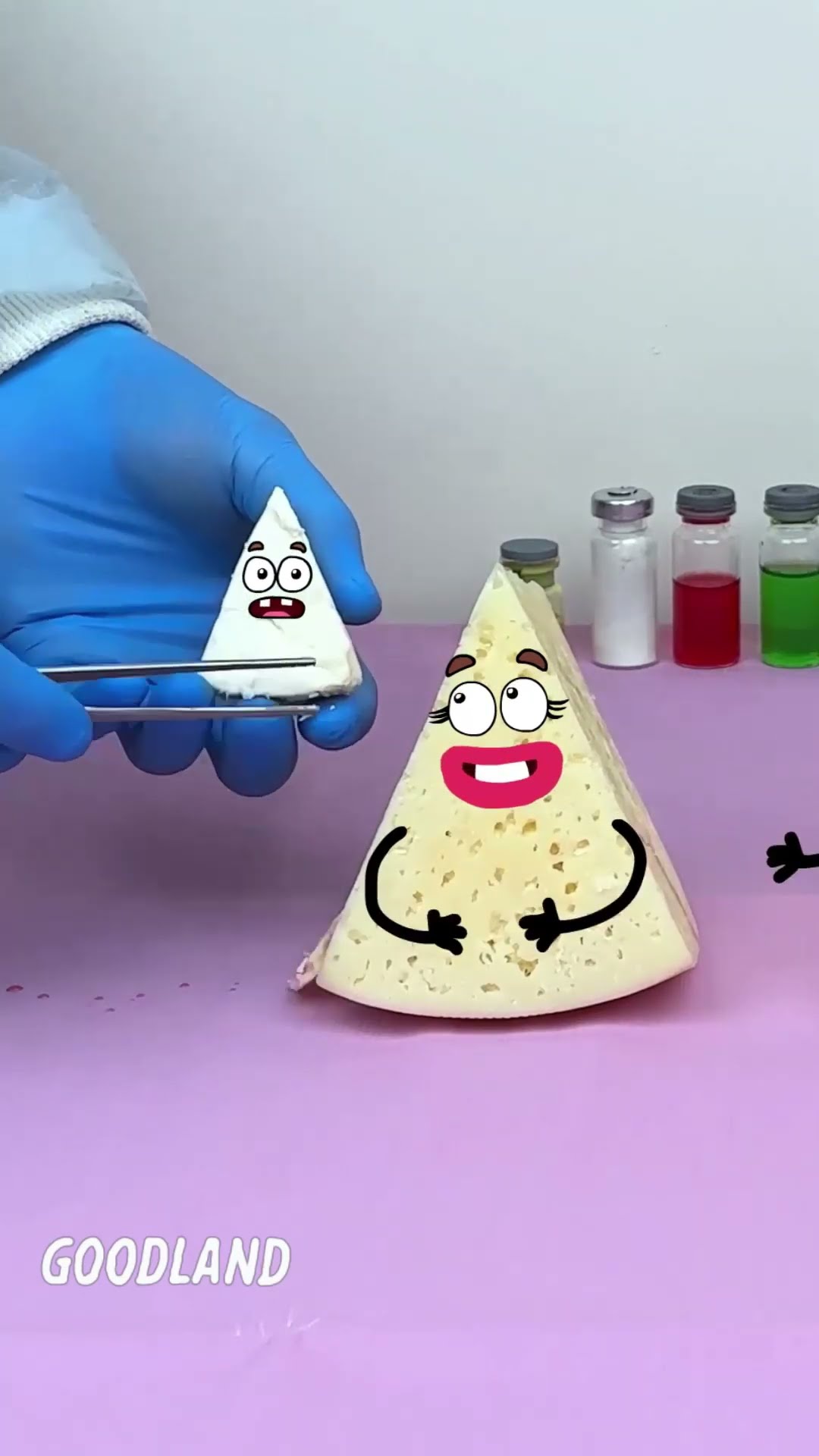 Goodland | Triangular cheese surgery ? #doodles #animation #cartoon #GOODLAND