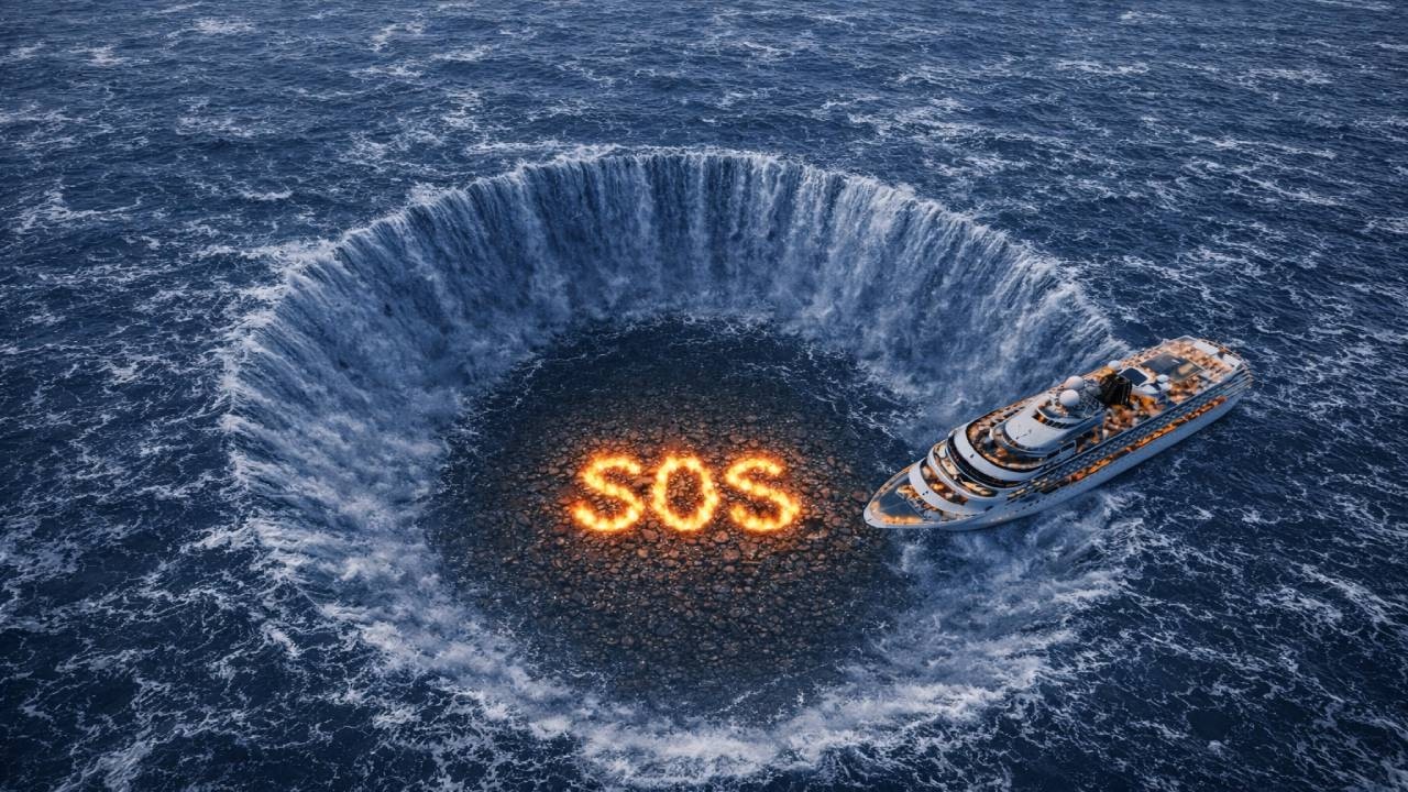 В ТИХОМ ОКЕАНЕ ИСЧЕЗЛА ВОДА. СПУТНИК ПОКАЗАЛ НЕВОЗМОЖНОЕ