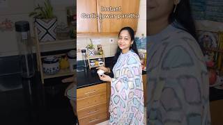 జోన్నా పిండి తో ఇలా🍱 #shorts #Ytshorts #recipe #teluguvlogs #breakfast #jowarroti #garlic #instant